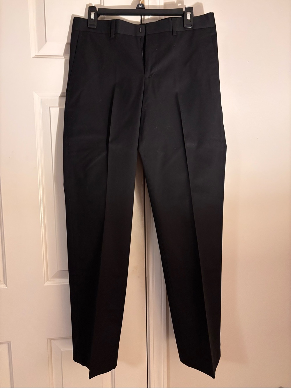 Express Men's Black Producer Dress Pants - Tailored Flat Front- Size 30x30